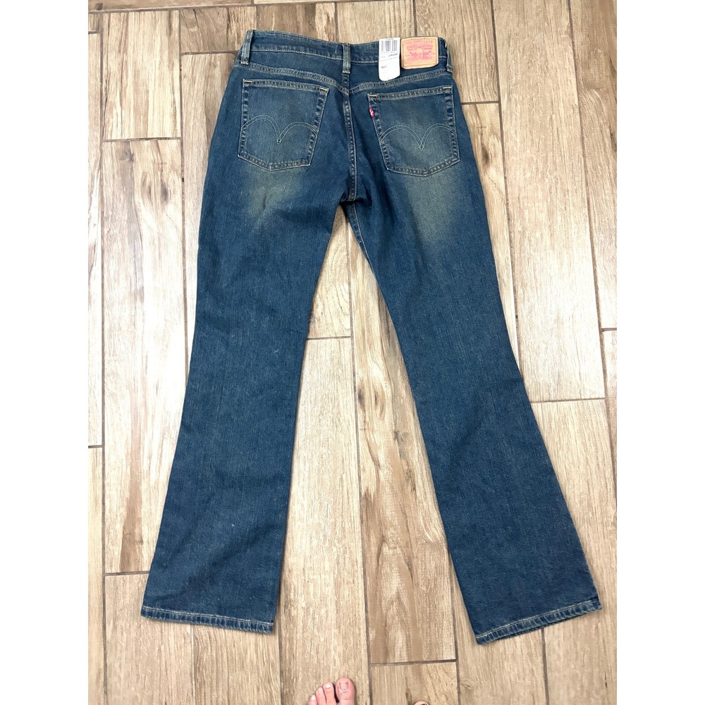 Levi's‎ Juniors Bootcut Jeans 11R Dark Wash Low Rise Denim NWT - Picture 9 of 12